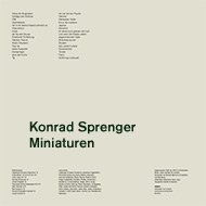 Miniaturen, Konrad Sprenger